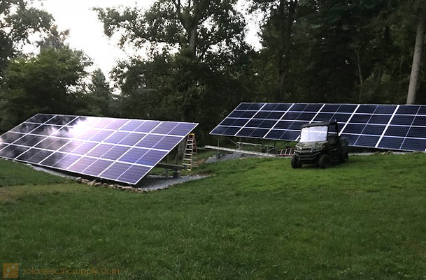 20千瓦的REC / SolarEdge地面安装太阳能系统