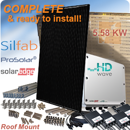 5.58 KW Silfab SLA-M 310 DIY太阳能系统