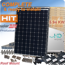 5.94kW Panasonic HIT N330 DIY Solar System