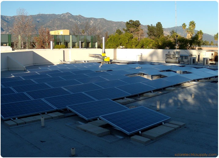 球形平板屋顶太阳系-加州理工学院