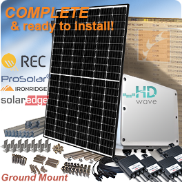 REC N-Peak REC330NP Ground-Mounted Solar Panel System Prices