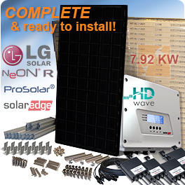 7.92 kW.LG NeON R LG360Q1C-A5 Home Solar System