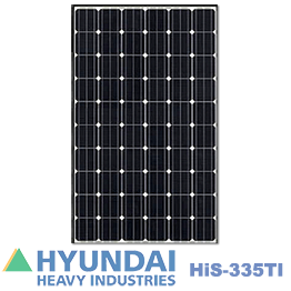 现代HIS-S335TI 335W太阳能电池板 - 低价格