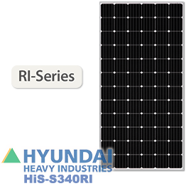 Hyundai HiS-S340RI 340 Watt 72-cell Solar Panel