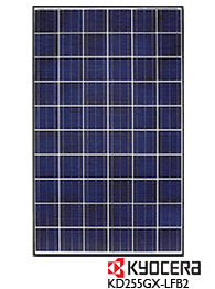 Kyocera KD255GX-LFB2太阳能电池板