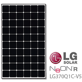 LG氖气R LG370Q1C-V5 370W太阳能电池板-低价格
