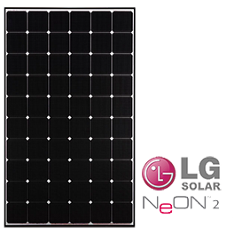 LG霓虹2 LG345N1C-V5太阳能电池板