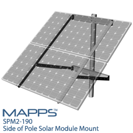 MAPPS SPM2-190杆杆安装2个太阳能电池板