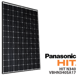 Panasonic Hit N340 VBHN340SA17太阳能电池板 - 低价格
