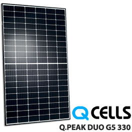 Q CELLS Q.PEAK DUO G5 330 330W太阳能电池板