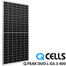 Q细胞Q.Peak Duo L-G5.3 400 400W太阳能电池板