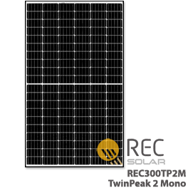 rec300W REC300TP2M TwinPeak 2 Mono PERC Solar Panel - Low Price