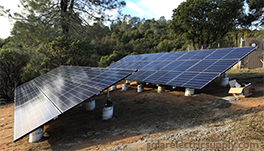 10.26 KW地面安装REC SolarEdge的系统 - 普莱瑟维尔，CA