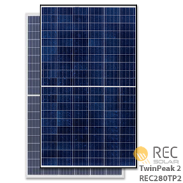 REC280TP2 280 WATT REC TWINPEAK 2太阳能电池板