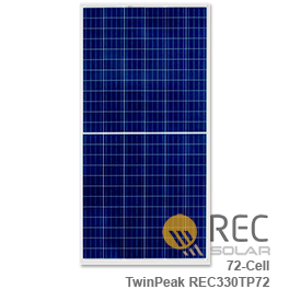 Rec Twinpeak Rec330TP BLK太阳能电池板 -  330瓦批发价格