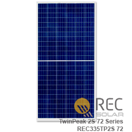 REC TwinPeak REC335TP2S 72 Solar Panel - 335 Watt