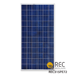 REC315PE72太阳能电池板-315瓦