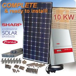 10 KW Sharp Solar System带Ig Plus逆变器