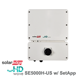 Solaredge SE5000H-US与SetApp逆变器