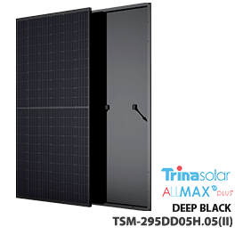 Trina Allmax Split M Plus TSM-295DD05H.05（ii）黑色太阳能电池板