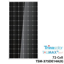 Trina Tallmax M Plus TSM-375DE14A(II) 72芯太阳能电池板