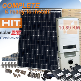 Wholesale 10.89 KW HIT VBHN330SA16 Solar Panel System