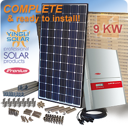 Yingli 9 KW DIY solar system