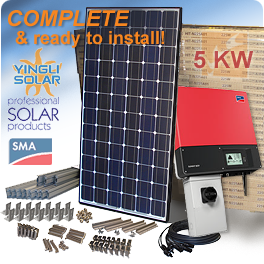 Yingli Solar Home Grid-Tie太阳系