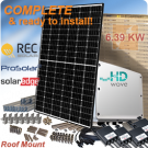 6.39kW REC Alpha REC355AA DIY Solar System