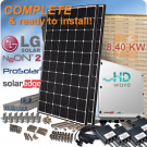 8.4 KW氖气2 LG350N1C-V5家用太阳能系统