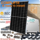 REC N-Peak REC330NP地面安装太阳能电池板系统价格