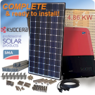 4.86 KW京瓷KU270-6MCA家用太阳能系统 - 批发价格