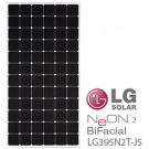 LG霓虹灯2双环LG395N2T-J5 72-Cell太阳能电池板 - 低价格