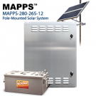 280 Watt 12VDC 265Ahr Battery Enclosure Solar Power System