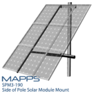 MAPPS SPM3-190杆杆安装3个太阳能电池板