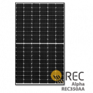 REC Alpha REC350AA 350W HJT太阳能电池板