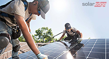SolarEdge的太阳能承包商