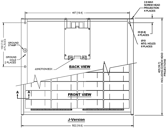 BP Solar SX320通用尺寸