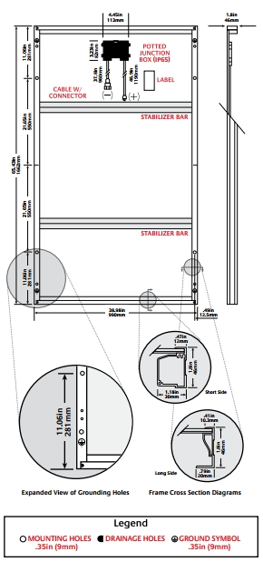 KD245GX-LFB Demensions