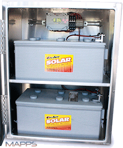 上公用电源极组8D太阳能电池盒