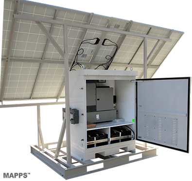 撬装solar generator system open enclosure